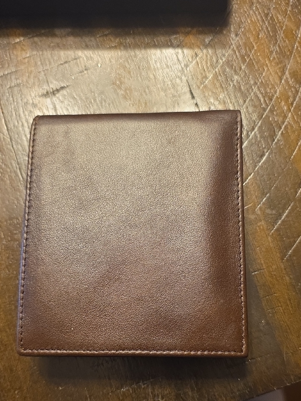 Prada Brown Leather Bi-Fold Card Holder - Picture 7 of 7